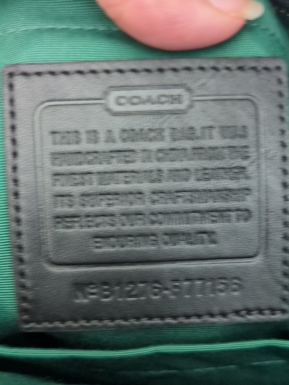 Vintage Coach Baby Bag - Black Signature Canvas Tote with Leather Trim - Picture 3 of 8